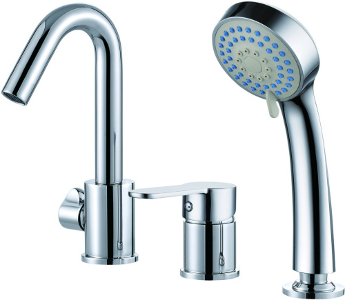 Смеситель для ванны Rush Tenerife TE2835-333 на борт ванны хром