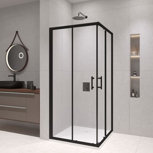 Душевой уголок RGW Passage 02083199-14 90х90 стекло прозрачное профиль черный без поддона