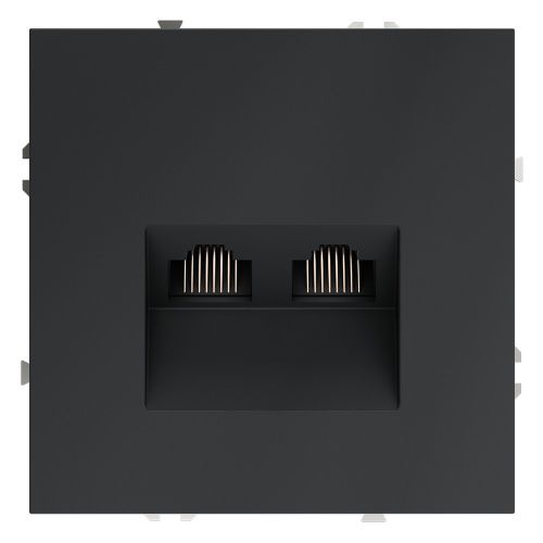 Розетка компьютерная двойная VOLTUM S70 VLS060207