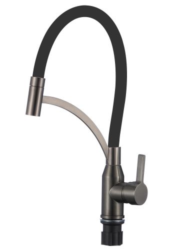 Смеситель для кухни Fmark FS8244Q-01 на мойку графит