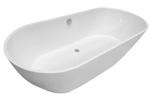 Ванна из литьевго мрамора Taliente Nemi Matt NE18078Matt 180х79 отдельностоящая овальная без каркаса