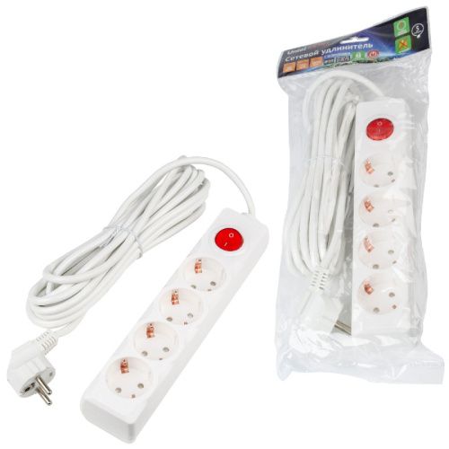 Удлинитель бытовой Uniel ULTRA (УЛТРА) S-GCU4-5B WHITE