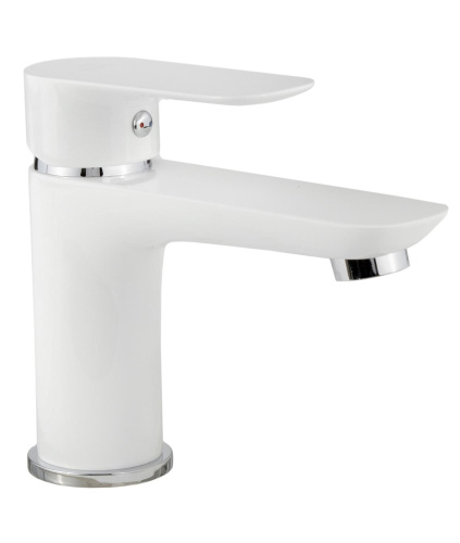 Смеситель для раковины AltroBagno Diretto AltroBagnoDiretto0107Bi на раковину белый