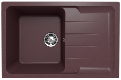 Кухонная мойка Ulgran Quartz Gerda 780-06 78х51 цвет трюфель