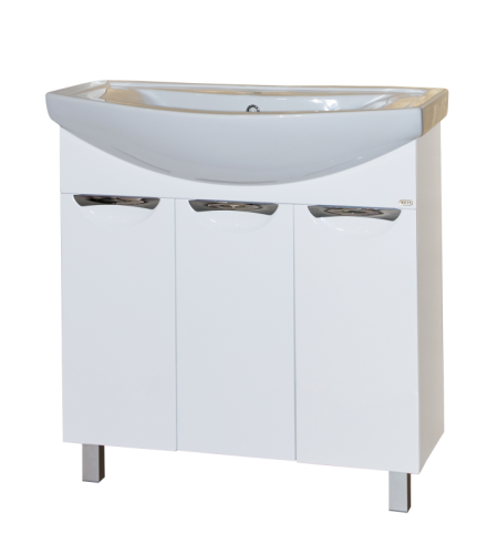 Тумба под раковину Misty Лаванда Э-Лав01080-011Пр 77х31х70 напольная