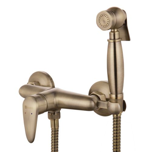 Гигиенический душ со смесителем LeMark Pramen LM3318B бронза