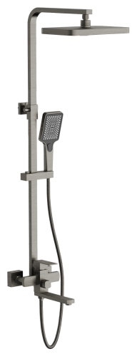 Душевая стойка BELZ B817 B24817-1 настенная цвет сатин