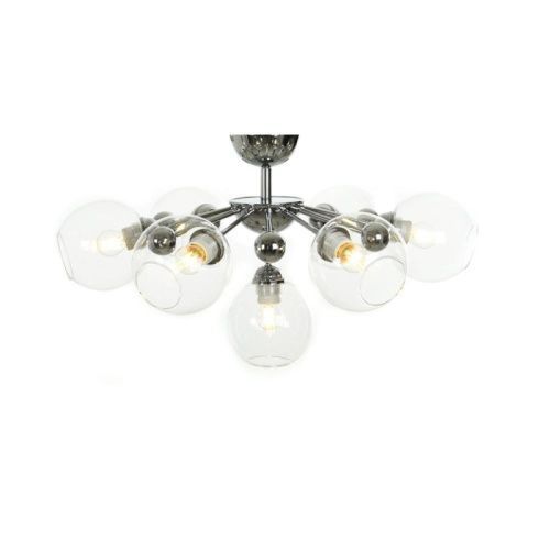 Люстра потолочная Lumina Deco Devoli (Деволи) LDC 8040-7 CHR+PR
