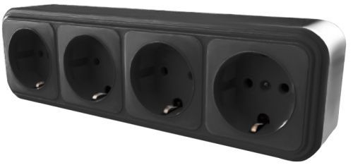 Розетка 4-местная Stekker PST16-61-20 39704