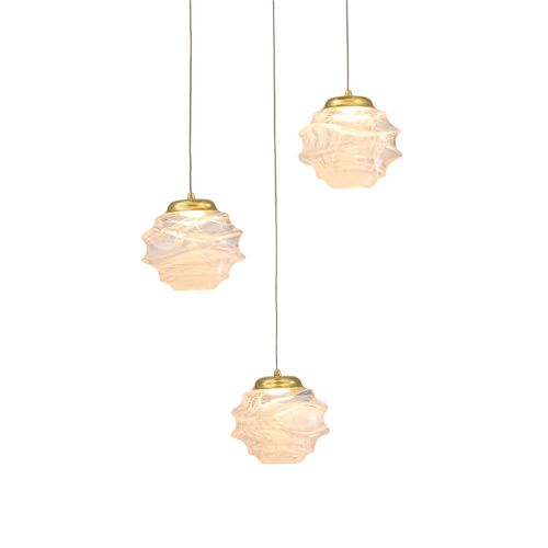Светильник подвесной Delight Collection MD25030003-3A gold/clear