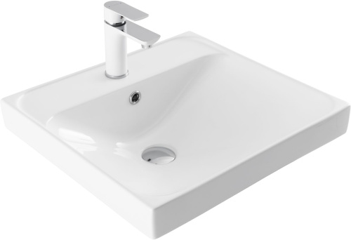Раковина Aquanet Flash 00333265 полувстраиваемая цвет белый