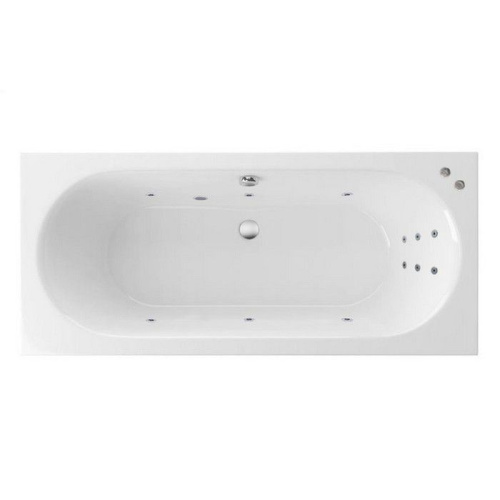Ванна акриловая гидромассажная Excellent OCEANA WAEX.OCE16S.LINE.CR 160х75 пристенная прямоугольная с каркасом