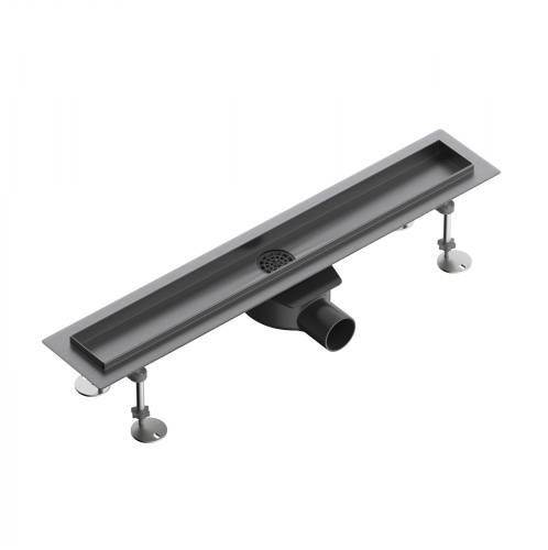 Душевой лоток Wonzon & Woghand WW-651600T-BGM 65х10 темный графит