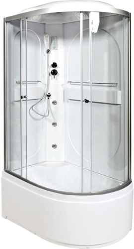 Душевая кабина AvaCan L620LGM+EL 120х80 асимметричная