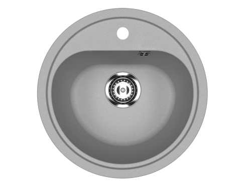 Кухонная мойка Ulgran Classic U-700-342 44х44 цвет графит
