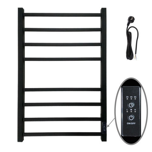 Полотенцесушитель Маргроид Вид 81-10 профильный 8110-8050-1081-9005R 53х81 электрический черный матовый