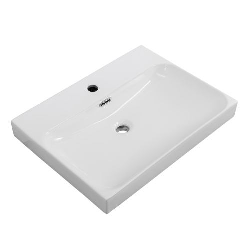 Раковина BelBagno Marino-Cer 61 см BB-8078-60 накладная цвет белый глянцевый