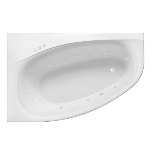 Ванна акриловая гидромассажная Excellent KAMELEON WAEX.KML17.SMART.WH 170х110 пристенная асимметричная с каркасом