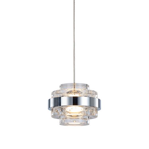 Светильник подвесной Delight Collection Indiana (Индиана) MD22030002-1A chrome/clear