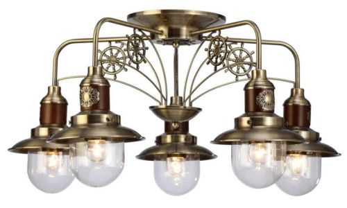Люстра потолочная Arte Lamp Sailor (Саилор) A4524PL-5AB