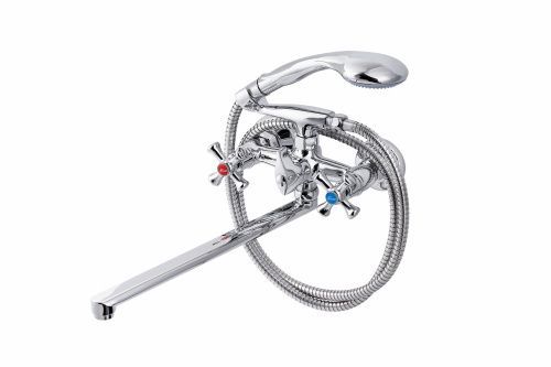 Смеситель для ванны и душа FAUZT FZs-701-07 настенный хром