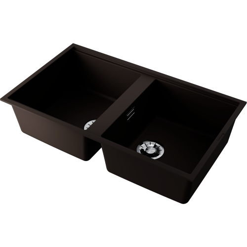 Кухонная мойка Omoikiri Kitagawa 83-2-U 4997201 85х20 цвет коричневый поверхность матовая
