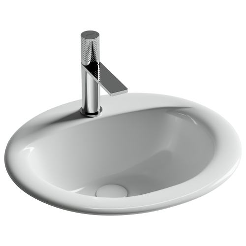 Раковина Ceramica Nova SUN 52 см CN6080 встраиваемая цвет белый