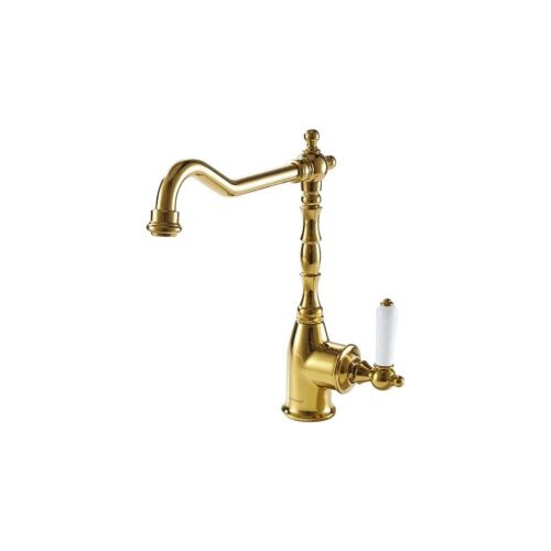 Смеситель для кухни Bravat Art F775109G-1 на столешницу золото