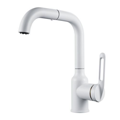 Смеситель Raffine F201C на раковину белый