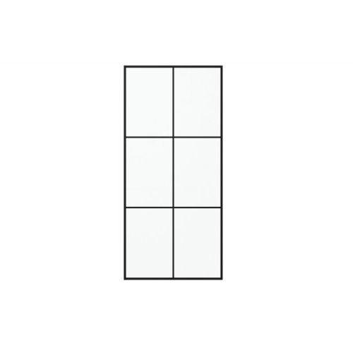 Душевая перегородка Bravat Blackline BG090.5413B 90х195 стекло прозрачное профиль черный