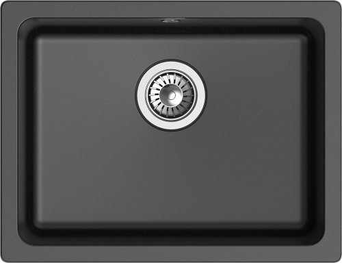 Кухонная мойка Rivelato BERKANA BK-50 nero 56х43 цвет черный