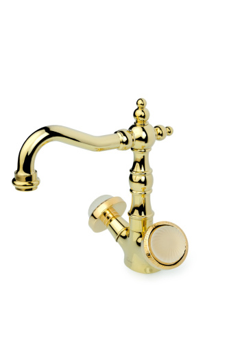 Смеситель Boheme Satine 292-ST на раковину золото