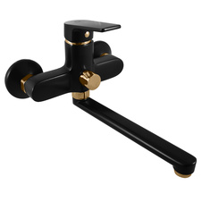 Смеситель для ванны и душа RavSlezak COLORADO CO153.5CMATZ настенный черный матовый