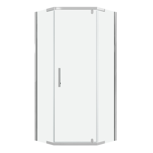 Душевой уголок Niagara Eco NG-1009-14D 88х88 стекло прозрачное профиль хром глянцевый