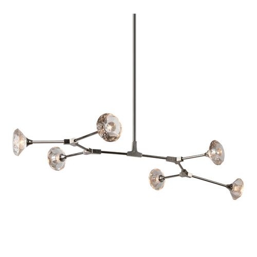 Люстра на штанге Delight Collection Salasco (Саласцо) KR0776P-6 nickel