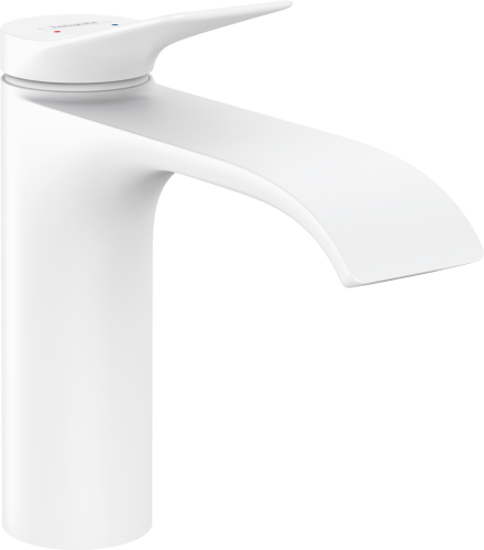 Смеситель Hansgrohe 75020700 на раковину/столешницу белый матовый без термостата