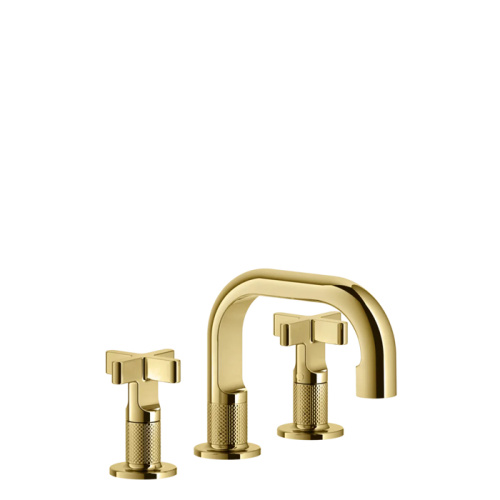 Смеситель Gessi Inciso 58112#246 на раковину золото