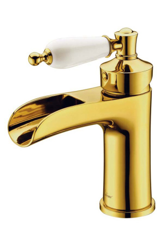 Смеситель Boheme Vogue 211 на раковину золото