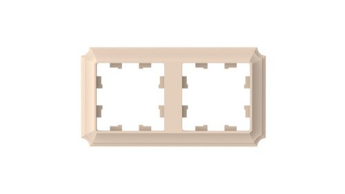 Рамка двухместная универсальная Systeme Electric AtlasDesign (АтласДесигн) ATN101202