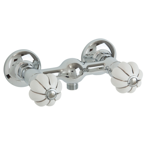 Смеситель для душа Migliore OLIVIA 19014 настенный белый/платина/хром