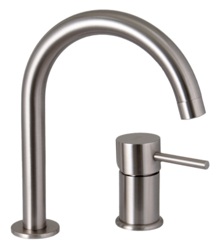 Смеситель Remer X Style X57XV на раковину нержавеющая сталь