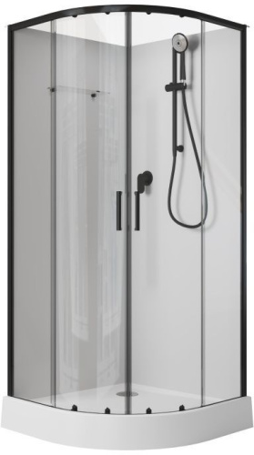 Душевая кабина Aquanet Passion EVO 00267256 90х90 четверть круга без крыши
