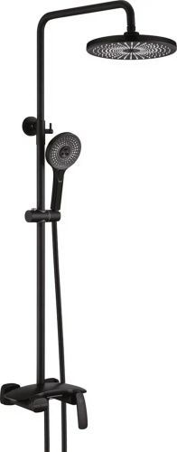 Душевая стойка Rose R1136H настенная цвет черный