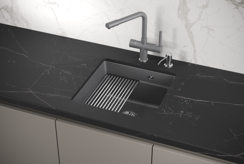 Кухонная мойка Granula Kitchen Space 4501U, АЛЮМИНИУМ 45x45 цвет алюминиум