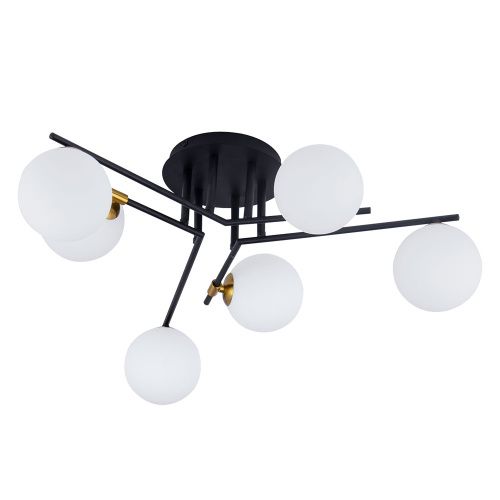 Люстра потолочная Arte Lamp Gemini (Гемини) A2243PL-6BK