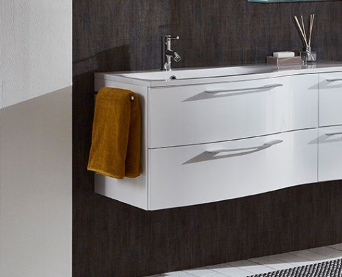 Тумба под раковину Marlin 3160motion MNWUG92DR(961/042) 90х48х48 подвесная цвет белый глянцевый