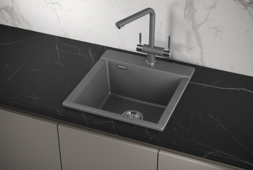 Кухонная мойка Granula 4701 ГРАФИТ 47х50 цвет графит