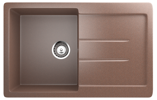 Кухонная мойка Ulgran Classic U-507-307 77х50 цвет коричневый