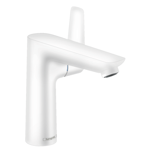Смеситель Hansgrohe 71754700 на раковину/столешницу белый матовый без термостата