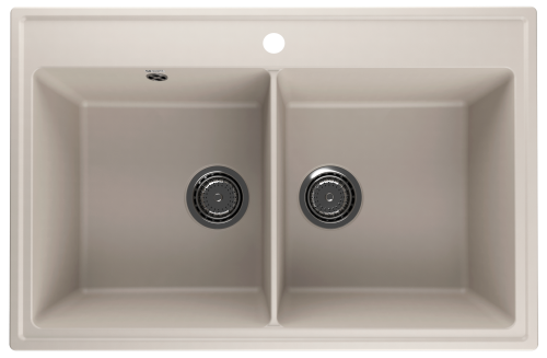 Кухонная мойка Ulgran Quartz Ruma 780-02 78х51 цвет бежевый поверхность матовая